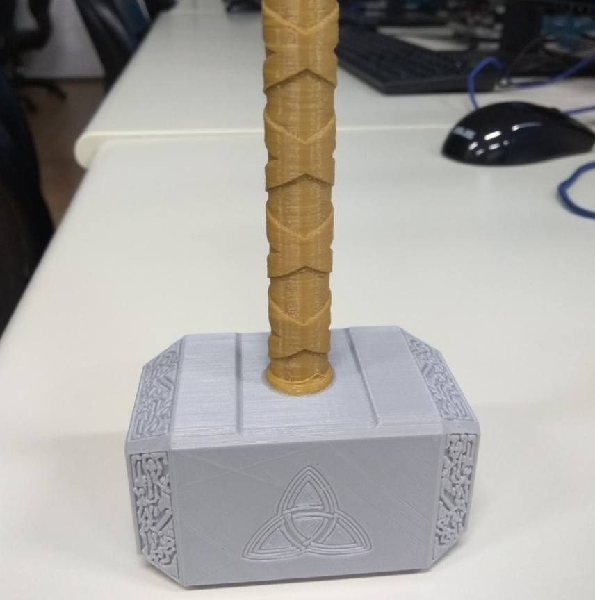 Download free STL file Thor Hammer • 3D printing design ・ Cults